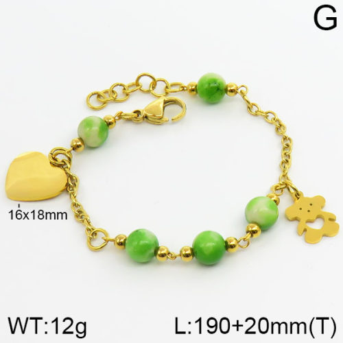 SS Bear Bracelets  TB2000090vbpb-685