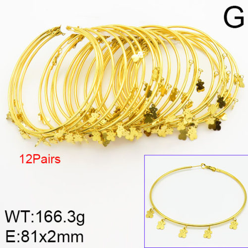 SS Bear Earrings  TE2000124hmob-722
