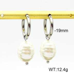Shell Beads  Stainless Steel Earrings  7E3000062vbpb-908