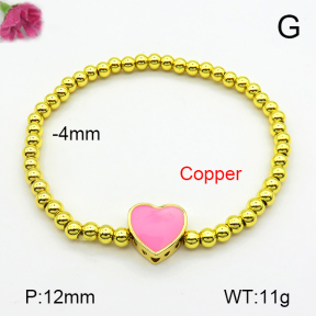 Fashion Copper Bracelet  F7B300382ablb-L002