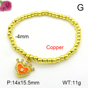 Fashion Copper Bracelet  F7B400788bbml-L002