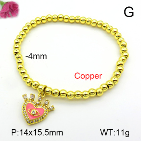 Fashion Copper Bracelet  F7B400791bbml-L002