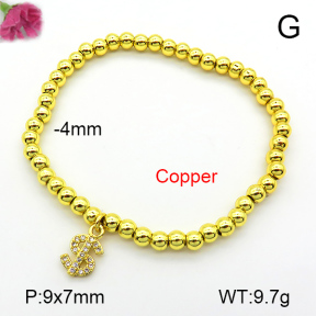 Fashion Copper Bracelet  F7B400833ablb-L002