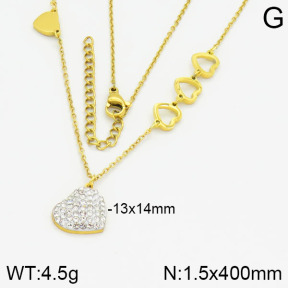 Stainless Steel Necklace  2N4000295ahjb-363