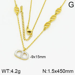 Stainless Steel Necklace  2N4000302ahjb-363
