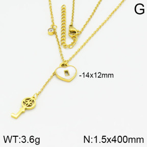 Stainless Steel Necklace  2N4000304vhha-363