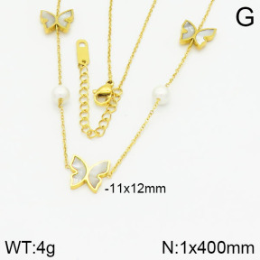 Stainless Steel Necklace  2N4000323bhia-669