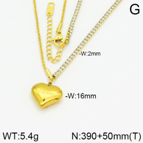 Stainless Steel Necklace  2N4000329bhbl-669