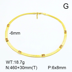 Stainless Steel Necklace  7N4000223ahlv-906