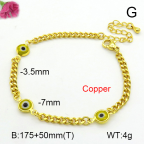 Fashion Copper Bracelet  F7B300474vbll-L002