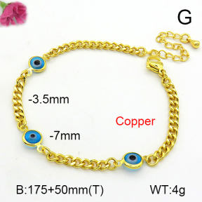 Fashion Copper Bracelet  F7B300478vbll-L002