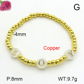 Fashion Copper Bracelet  F7B400856vbll-L002