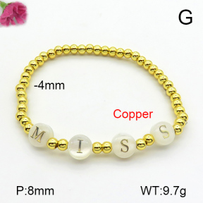 Fashion Copper Bracelet  F7B400858vbll-L002