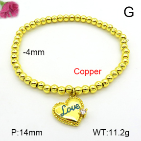 Fashion Copper Bracelet  F7B400925ablb-L002