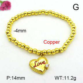 Fashion Copper Bracelet  F7B400926ablb-L002