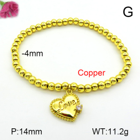 Fashion Copper Bracelet  F7B400928ablb-L002