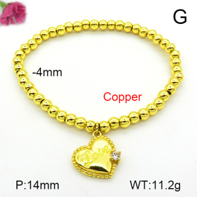 Fashion Copper Bracelet  F7B400929ablb-L002