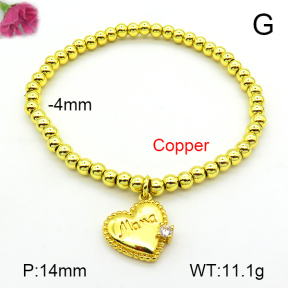 Fashion Copper Bracelet  F7B400932ablb-L002
