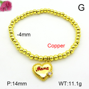 Fashion Copper Bracelet  F7B400934ablb-L002