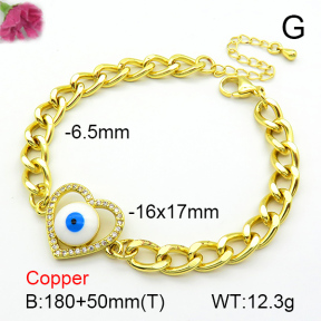 Fashion Copper Bracelet  F7B400937bbml-L002