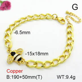 Fashion Copper Bracelet  F7B400941bbml-L002