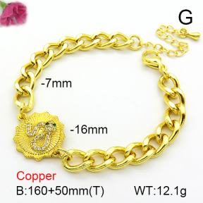 Fashion Copper Bracelet  F7B400942vbll-L002