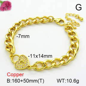 Fashion Copper Bracelet  F7B400944vbmb-L002