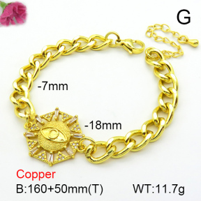 Fashion Copper Bracelet  F7B400945bbml-L002