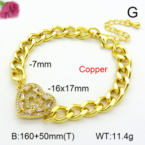 Fashion Copper Bracelet  F7B400947vbnb-L002