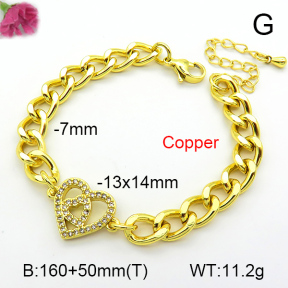 Fashion Copper Bracelet  F7B400952vbmb-L002