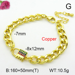 Fashion Copper Bracelet  F7B400953vbmb-L002