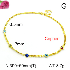 Fashion Copper Necklace  F7N300214abol-L002