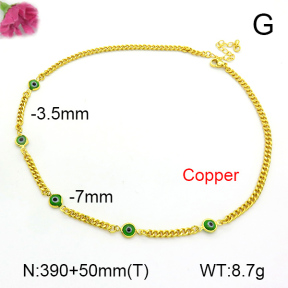 Fashion Copper Necklace  F7N300216abol-L002