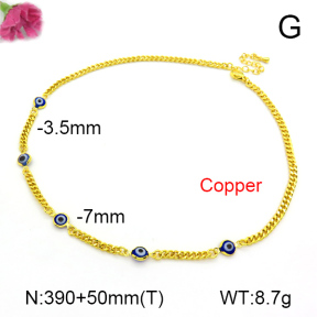Fashion Copper Necklace  F7N300220abol-L002