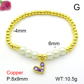 Fashion Copper Bracelet  F7B400962ablb-L002