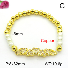 Fashion Copper Bracelet  F7B400981bbov-L002