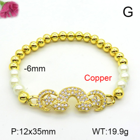 Fashion Copper Bracelet  F7B400982bbov-L002