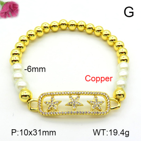 Fashion Copper Bracelet  F7B400983bbov-L002