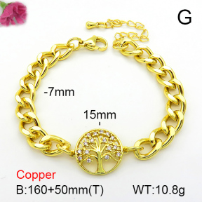 Fashion Copper Bracelet  F7B400997vbmb-L002