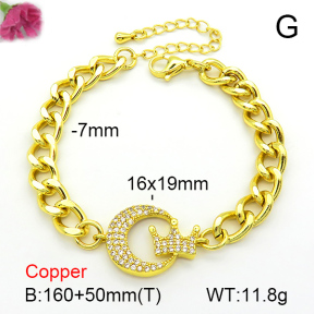 Fashion Copper Bracelet  F7B400999bbml-L002