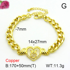 Fashion Copper Bracelet  F7B401001vbmb-L002