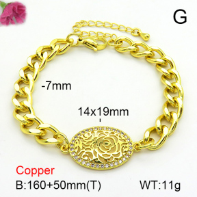 Fashion Copper Bracelet  F7B401007vbmb-L002