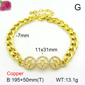 Fashion Copper Bracelet  F7B401010bbov-L002