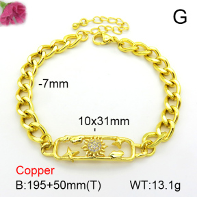 Fashion Copper Bracelet  F7B401013bbml-L002