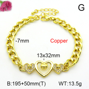 Fashion Copper Bracelet  F7B401017vbnb-L002