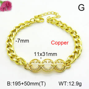 Fashion Copper Bracelet  F7B401018vbnb-L002
