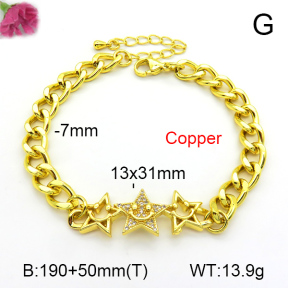 Fashion Copper Bracelet  F7B401020bbml-L002