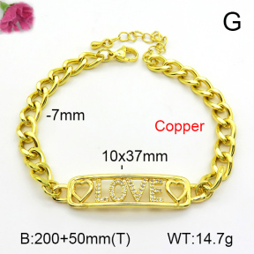 Fashion Copper Bracelet  F7B401023vbnb-L002