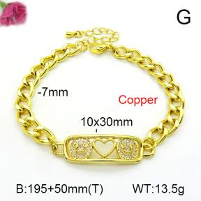 Fashion Copper Bracelet  F7B401025vbnb-L002