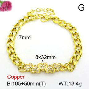 Fashion Copper Bracelet  F7B401033bbov-L002